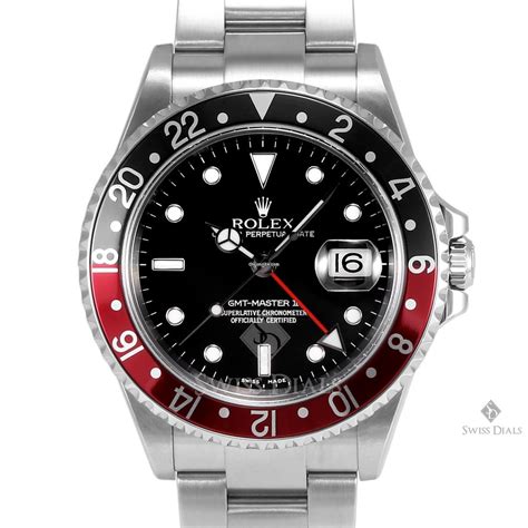 rolex gmt master 2 black and red